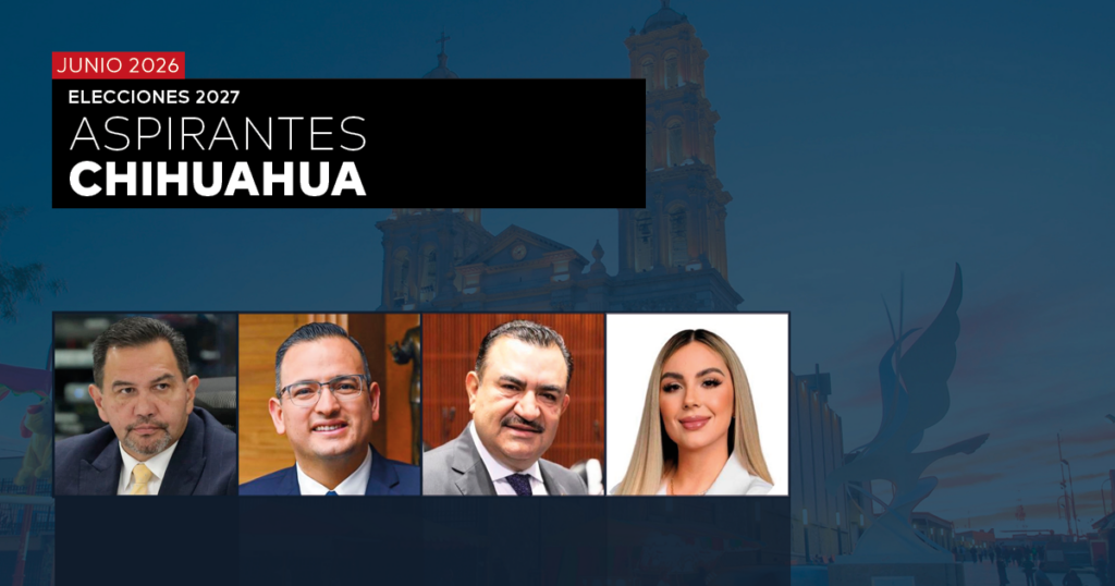 ELECCIONES 2027 - PREFERENCIA DE ASPIRANTES EN CHIHUAHUA - JUNIO 2026