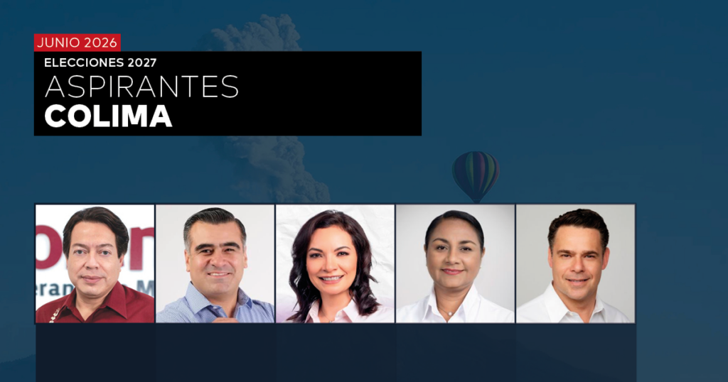 ELECCIONES 2027: PREFERENCIA DE ASPIRANTES EN COLIMA - JUNIO 2026