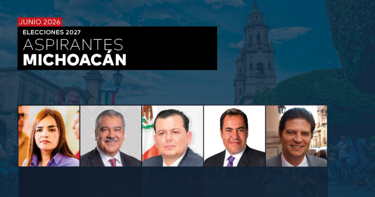 ELECCIONES 2027 - PREFERENCIA DE ASPIRANTES EN MICHOACÁN - JUNIO 2026