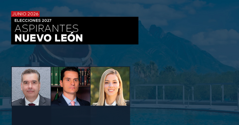 ELECCIONES 2027: PREFERENCIA DE ASPIRANTES EN NUEVO LEÓN - JUNIO 2026