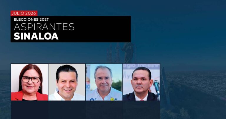 ELECCIONES 2027: PREFERENCIA DE ASPIRANTES EN SINALOA – JULIO 2026