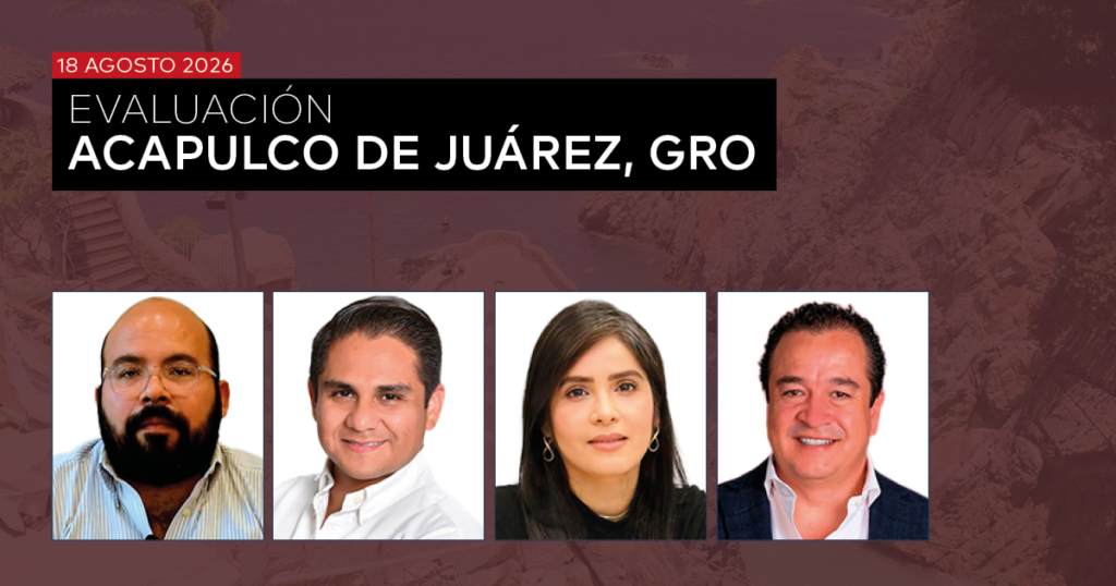 ELECCIONES 2027: PREFERENCIA DE ASPIRANTES A LA ALCALDÍA DE CHILPANCINGO DE LOS BRAVO, GUERRERO – JULIO 2026.