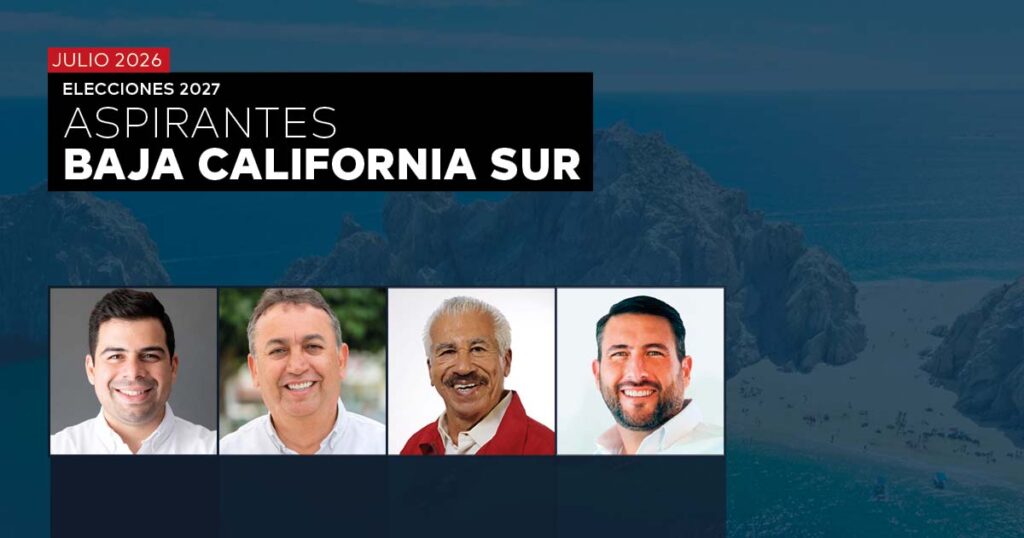 ELECCIONES 2027: PREFERENCIA DE ASPIRANTES EN BAJA CALIFORNIA SUR – JULIO 2026