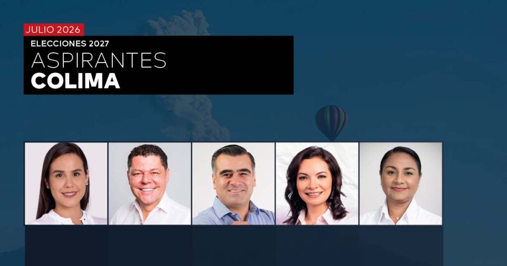 ELECCIONES 2027: PREFERENCIA DE ASPIRANTES EN COLIMA – JULIO 2026