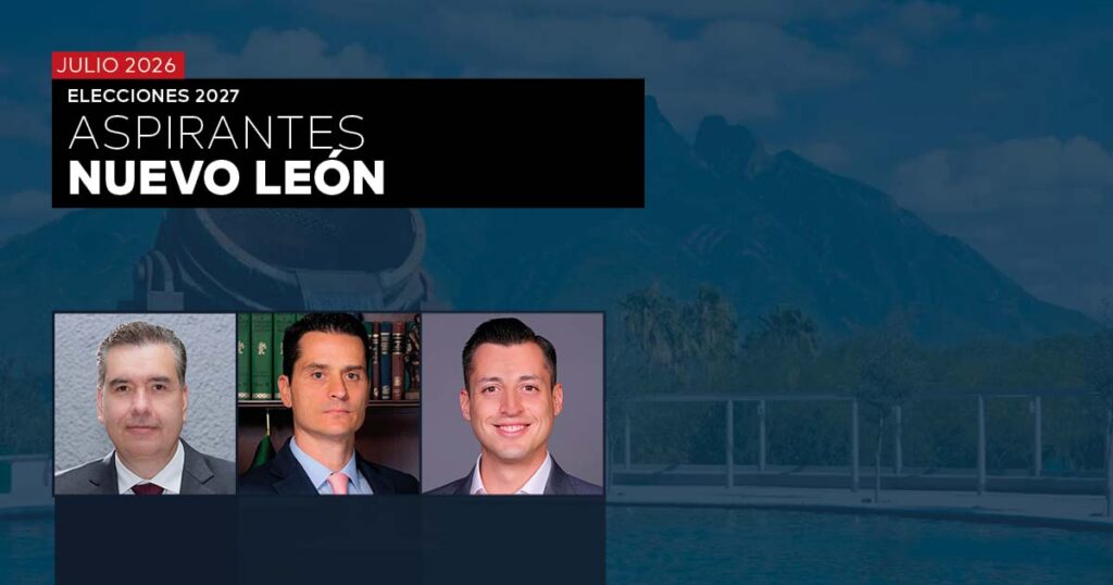 ELECCIONES 2027: PREFERENCIA DE ASPIRANTES EN NUEVO LEÓN – JULIO 2026